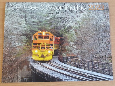 GENESEE & WYOMING RAILROAD 2023 KALENDER Amerikanische Güterzüge Eisenbahn G&W NEU