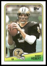 Bobby Hebert 1988 Topps #55 New Orleans Saints