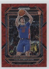 2023-24 Panini Prizm Draft Picks Choice Red Prizm 35/88 Colin Castleton #45 5b1