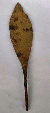 ANCIENT ROMAN IRON LEAF-SHAPED ARROWHEAD 200-300 AD War Relic. 13.8 cm