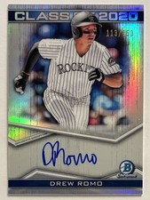 2020 Bowman Draft - Class of 2020 Autographs Drew Romo #C20A-DR /250 (AU, RC)