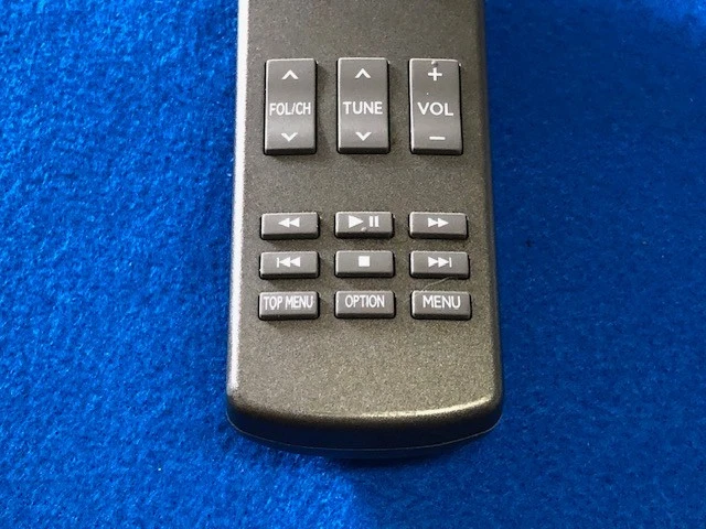 2013 2015 LEXUS RX350 450h DVD traseiro controle remoto de entretenimento fabricante de equipamento original 86170-60120 - Imagem 2 de 4