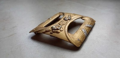 Jugendstil   Damengürtelschnalle. Um 1910 1920 .