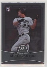 2010 Bowman Platinum Giancarlo Stanton (Mike on Card) #86 Rookie RC 1q7. rookie card picture