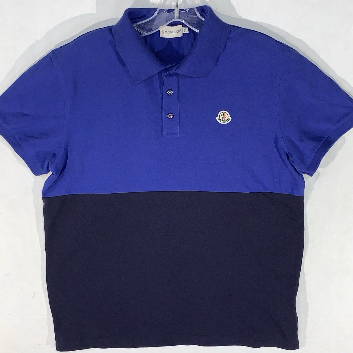 Moncler Maglia Polo Manica Corta Short Sleeved Polo Shirt Sz XL