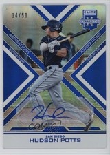 2016 Panini Elite Extra Edition Aspirations Blue /50 Hudson Potts #115 Auto 19g2
