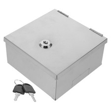 Outdoor Stainless Steel Socket Protector 86 Type Lockable Electrical Box