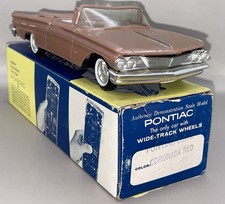Amt Wide-track Promo 1960 Pontiac Bonneville Conv 125 Sierra Copper Box Vf Amt Wide-track Promo 1960 Pontiac Bonneville Conv 125 Sierra Copper Box Vf