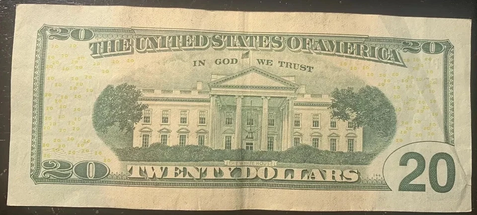 $20 Fancy Birthday/Anniversary Note July 13, 1935 (7/13/1935) (PE19350713F) - Image 3 of 4