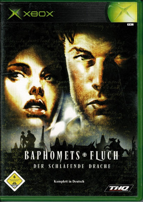 Baphomets Fluch Der schlafende Drache Xbox | Retro Point & Click Adventure CIB