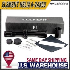 Rifle Scope ELEMENT Optics Helix 6-24x50 FFP APR-2D MRAD 30mm Tube Brand New