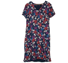 David Lawrence Dress Size 16 Floral Short Sleeve Sheath Midi Hi Low Work Party