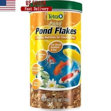 Flaked Fish Food Goldfish Koi Nutrient Rich Clear Water Color Enhancing New