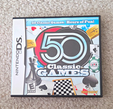 50 Classic Games Nintendo DS Complete w/ Manual, Case E 2009 Compilation