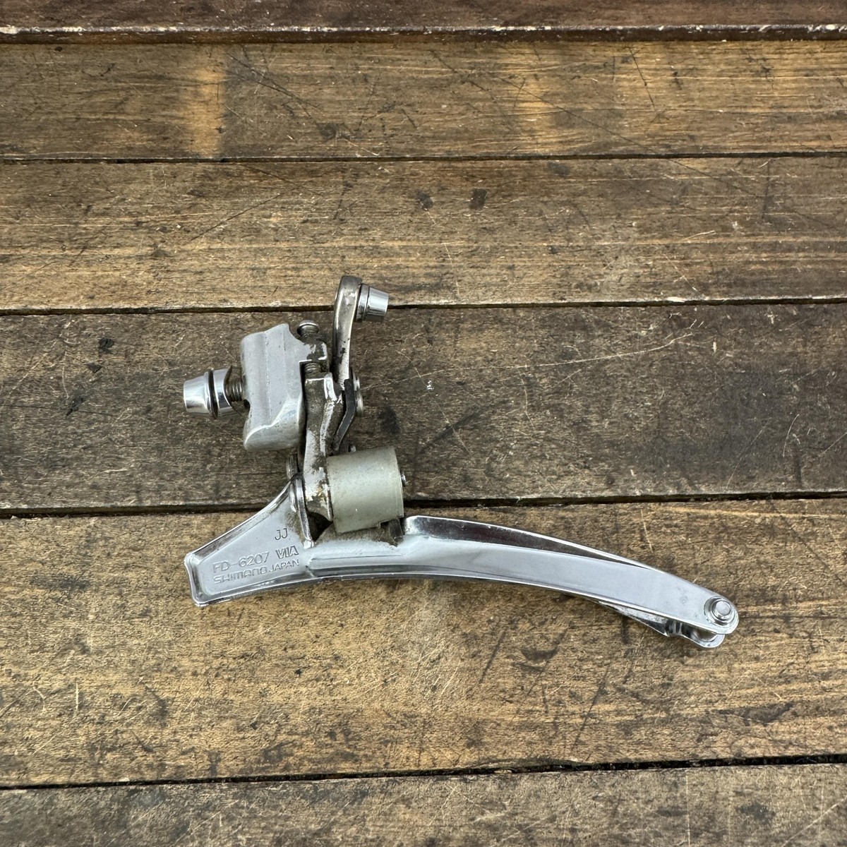 Vintage Shimano 600 FD-6207 Front Derailleur Braze-On Double Japan