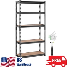 Storage Shelving Unit, 5-Tier Adjustable, 2000 Lbs Capacity, Heavy Duty Garage