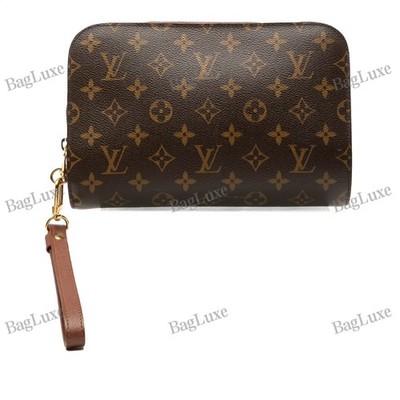 Louis Vuitton LV Monogram Orsay Pre-Loved Brown Bag