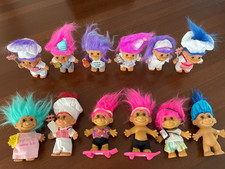 Vintage Russ Troll Dolls Lot