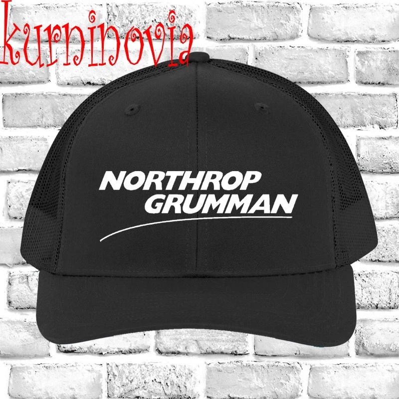 Northrop Grumman Aerospace Black Trucker Hat Cap Adult Size