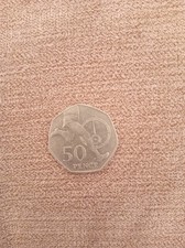Rare Roger Bannister 50p 2004 Circulation, Used