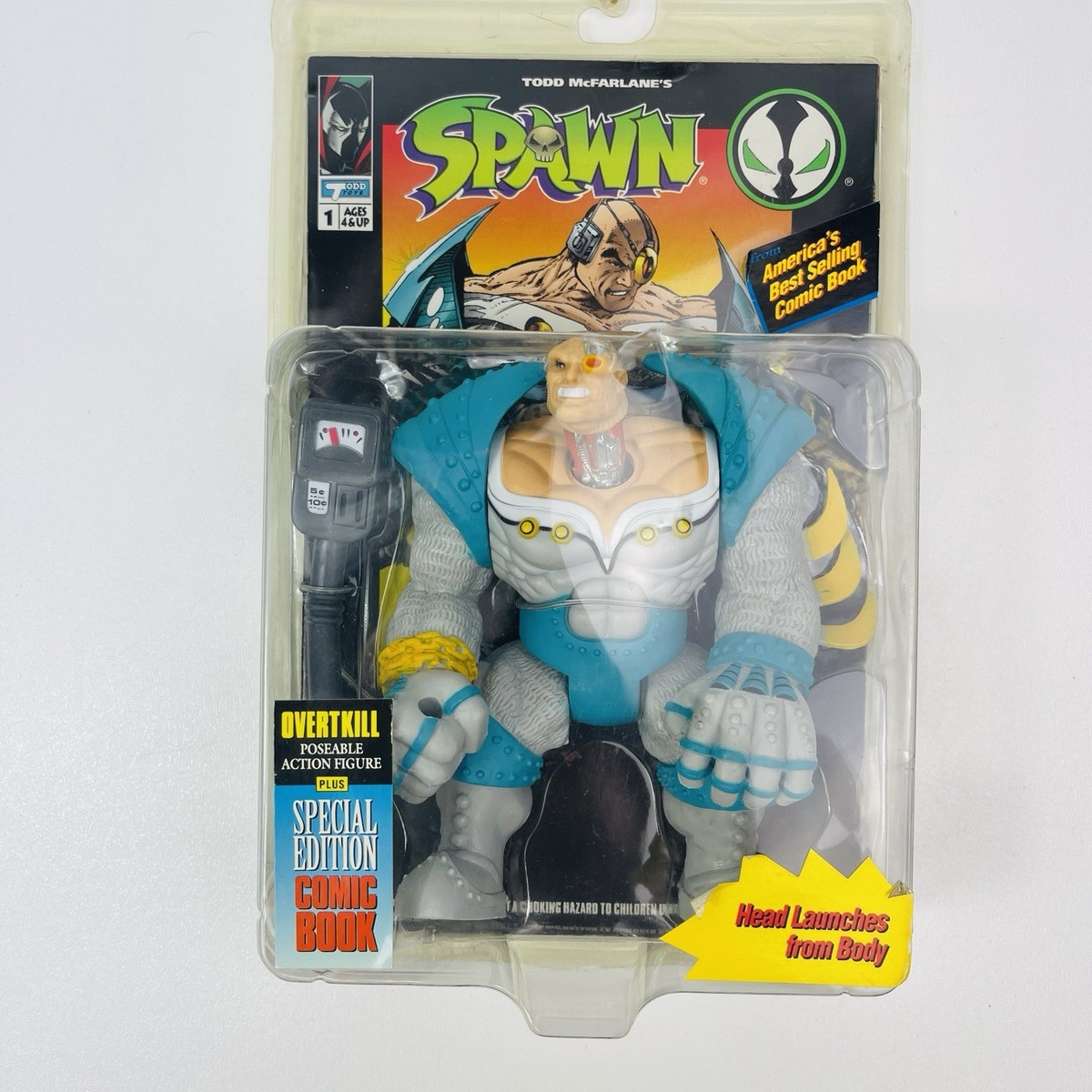 1994 McFarlane Spawn Overkill Action Figure With Special Edition