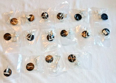 RBJ Game Company set of 16 **28mm** Metal Miniatures + stands, New, Sealed.