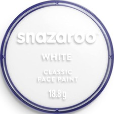 Snazaroo Classic Face and Body Paint, 18.8g Pot, White 18.8g 0.66-oz Pot