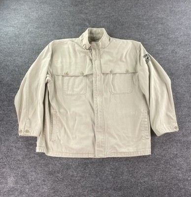 Vintage Kangol Jacket Mens XXL Beige Canvas Original Streetwear Hip Hop  Designer