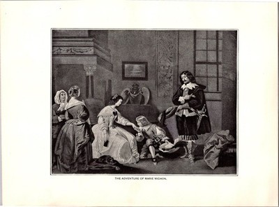 The Adventure Of Marie Michon Dumas's Vingt-Ans Apres 1902 Book Plate Print TL14