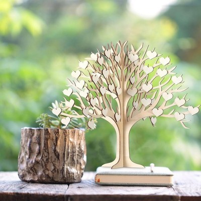 3D Family Tree Decor Family Name Sign Tree of Life Sign Wooden Gratitude Cuto...