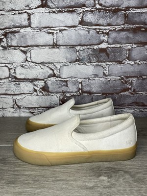 Madewell White Canvas Fabric Sidewalk Casual Sneakers Women s Sz 8.5M US/39EU M7