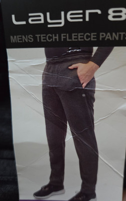 Layer 8 Men's Tech Fleece Jogger Pant Performance Active Sweatpants S M L XL XXL