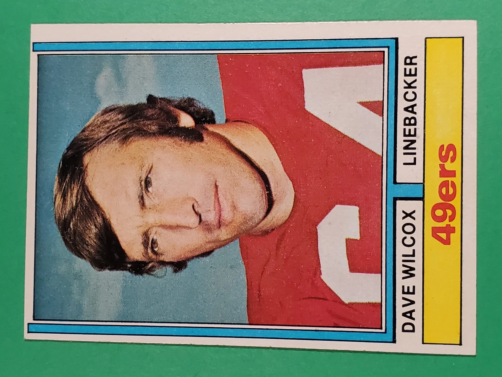 1974 TOPPS FOOTBALL #190 DAVE WILCOX HIGH GRADE EX EX-MT