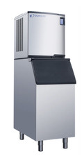 NEW 496 LB Full Cube Commercial 22" Ice Machine 350 lb Storage Bin Dukers 3983