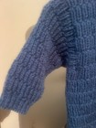 toddler sweater 2-3T, fine Italian yarn, professionally knit, blue, buttons — photo 4