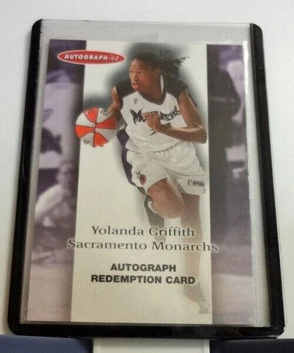 Yolanda Griffith WNBA Autograph Redemption Card 2000 Fleer Dominon Basketball