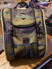 Sportube Ski Boot Bag Backpack Plaid Green Black Blue Nylon Padded Winter