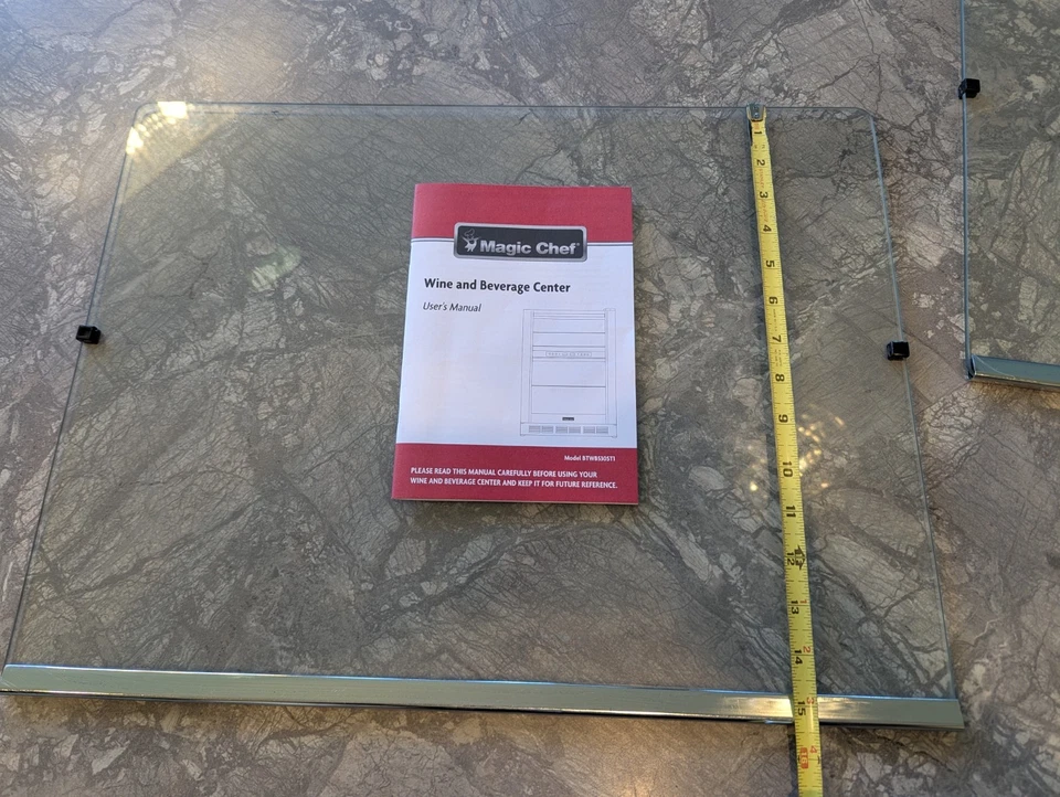 Magic Chef Wine & Beverage Center- Set Of 2 Glass Replacement Shelves  - Image 4 of 4