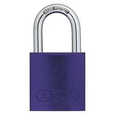 Abus 72 /40 Kd Purple Lockout Padlock, Keyed Different, Aluminum, Purple, 1 In