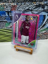 Topps Premier League 2026 Aaron Wan-Bissaka West Ham carta parallela rosa 240/399