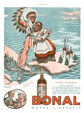 Publicité ancienne Bonal cocktail 1939 Ch Lemmel issue de magazine