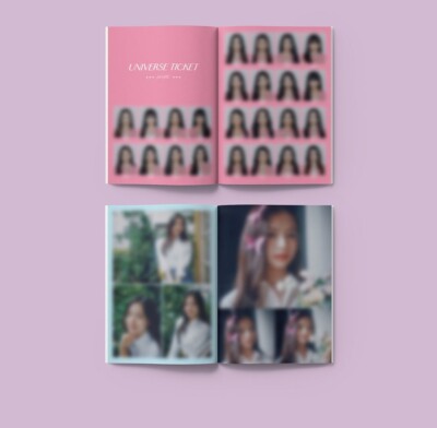 1P] UNIVERSE TICKET - UNIVERSE TICKET Photo Card CD K-pop Book