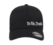 We The People Side Embroidered Constitution Patriotic Flexfit Hat