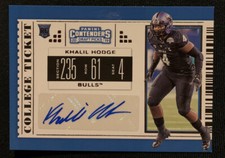 Khalil Hodge Buffalo Football Panini autograph Rookie Card auto RC NFL 2018 NCAA. rookie card picture