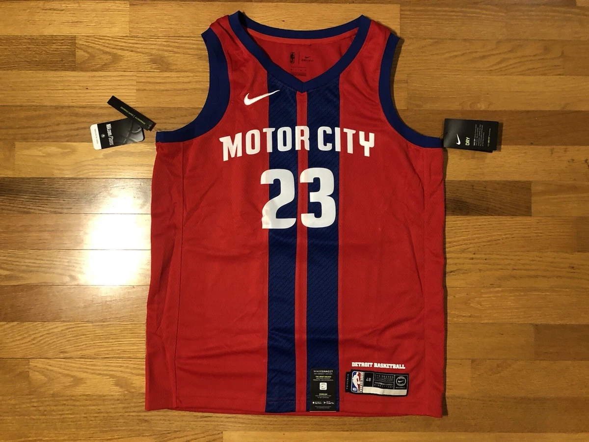 Download Detroit Pistons Motor City Jersey Wallpaper