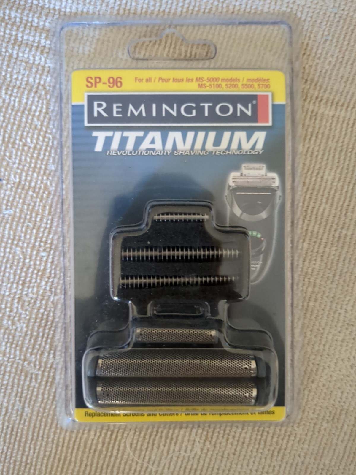 Сменные титановые экраны и резаки для бритья Remington SP-96