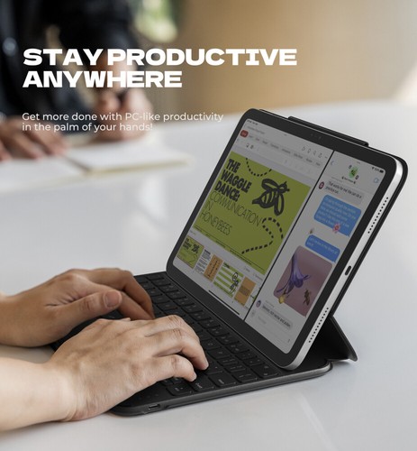 DEXNOR for iPad 11th A16/10th Generation Case with Keyboard Ultra-Thin Magnetic - Picture 7 of 24