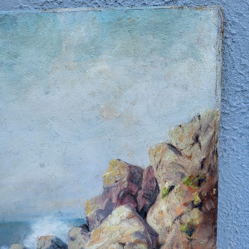 Thomas L. Hunt 1882-1938 Listed Artist - Marine Oil Painting - Bild 4 von 8