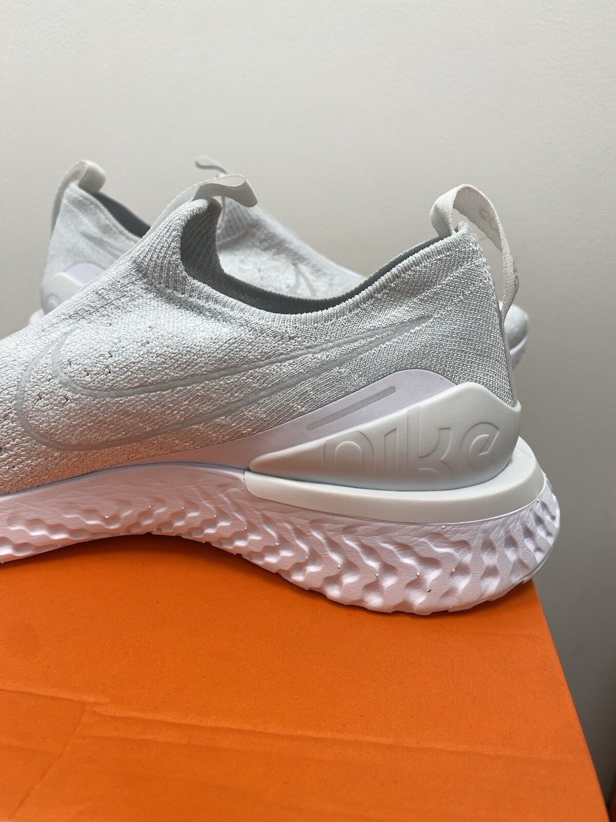 Nike Epic Phantom React Flyknit White Pure Platinum W BV0415-100 UK 8.5, EU 43 image 8