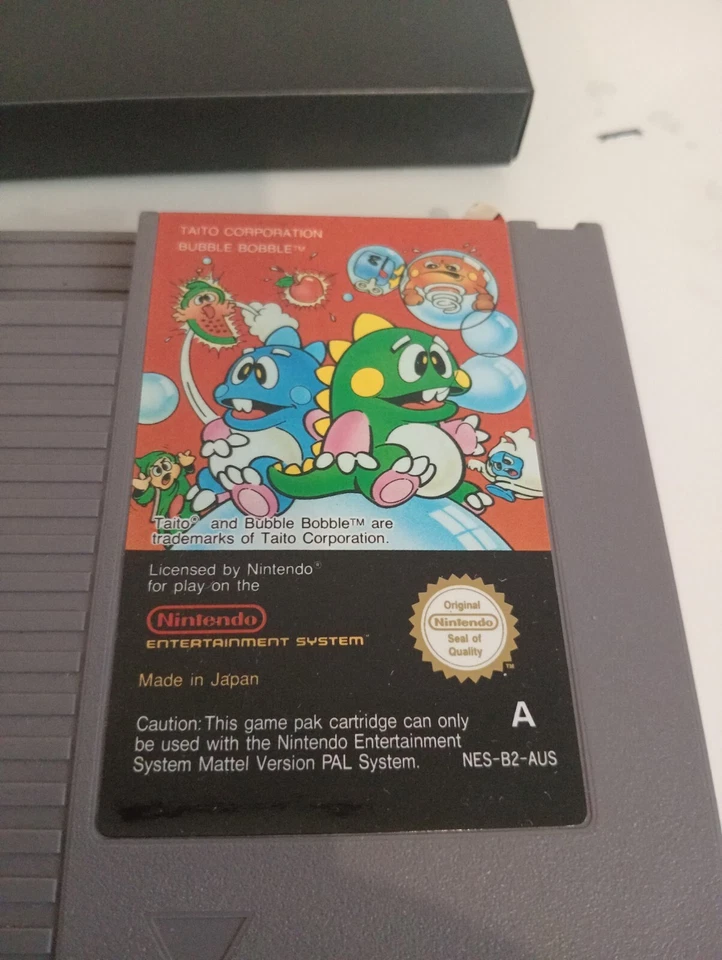 Bubble Bobble - Nintendo NES PAL Mattel Complete CIB - Boxed Rare - Image 4 of 4
